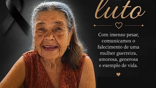 Alzira Lina, moradora de Santo Antônio de Jesus, faleceu aos 83 anos