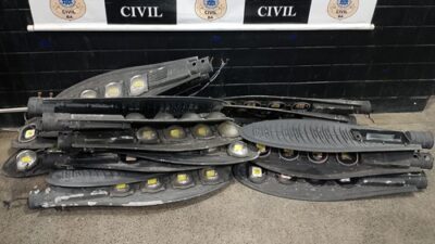 Fios de iluminação pública furtados em Santo Antônio de Jesus