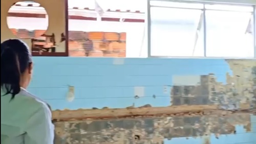 Prefeita Jaci Reis acompanha obras de reforma do Hospital Ranulfo José de Almeida em Laje