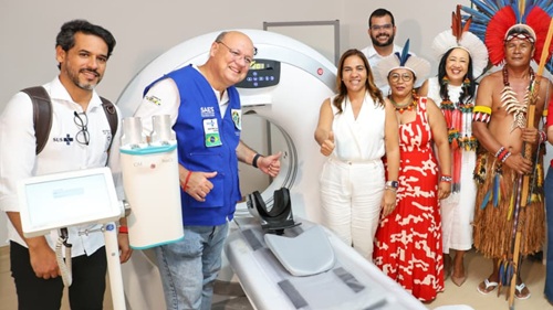 Novo tomógrafo do Hospital Regional Luís Eduardo Magalhães reforça a saúde em Porto Seguro, na Bahia.