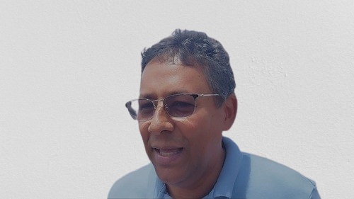 Edvaldo da Recôncavo durante entrevista sobre as Eleições 2026
