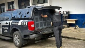 Homem é preso durante ação policial no município de São Félix, no Recôncavo da Bahia.