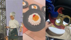 Confeiteira santoantoniense Dilza Maria durante participação no Fest Frango 2026 em Conceição da Feira
