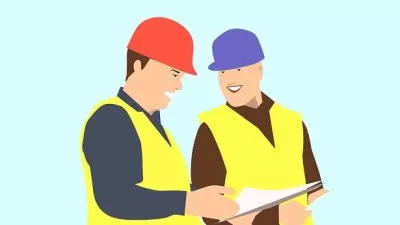 Trabalhador da construção civil utilizando equipamentos de segurança durante atividade profissional.