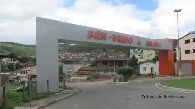 Entrada da cidade de Ubaíra, no Vale do Jiquiriçá, Bahia