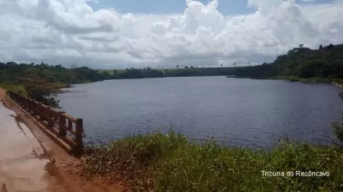 Barragem do Rio da Dona, responsável pelo abastecimento de água na região de Santo Antônio de Jesus