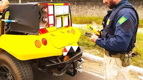 Buggy com várias irregularidades é autuado pela PRF no interior da Bahia - bahia, alagoinhas