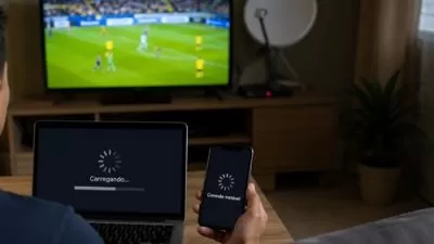 Sinal de TV com conexão ruim