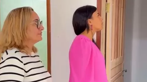 Prefeita Jaciara Reis visita obra do novo espaço do SCFV em Engenheiro Pontes, Laje