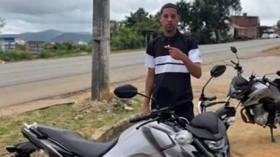 Cauã Santos Souza, de 18 anos, vítima de acidente de trânsito em Mutuípe