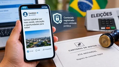 Promessas de candidatos podem ser registradas como prova em cartórios por meio do e-Not Provas