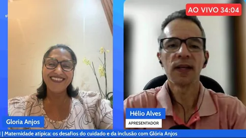 Glória Anjos durante entrevista ao Tribuna ON sobre maternidade atípica.