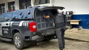 Homem é preso durante ação policial no município de São Félix, no Recôncavo da Bahia.